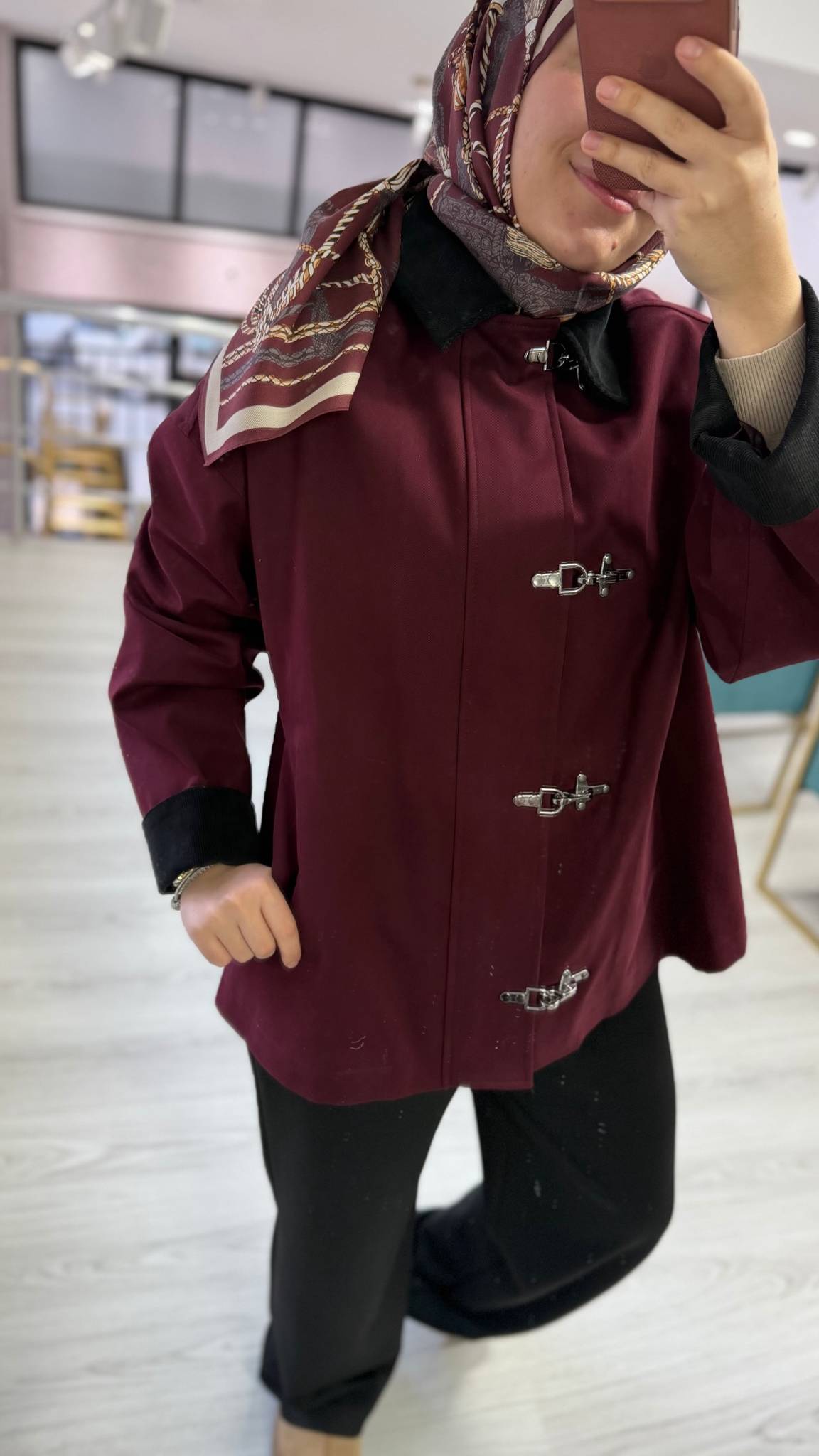 Bordo parka 