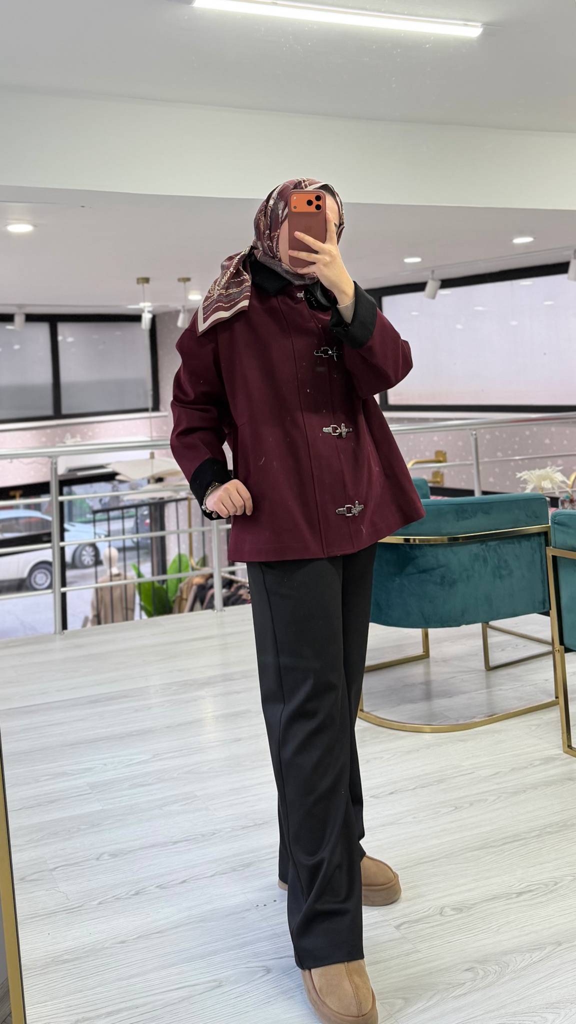 Bordo parka 